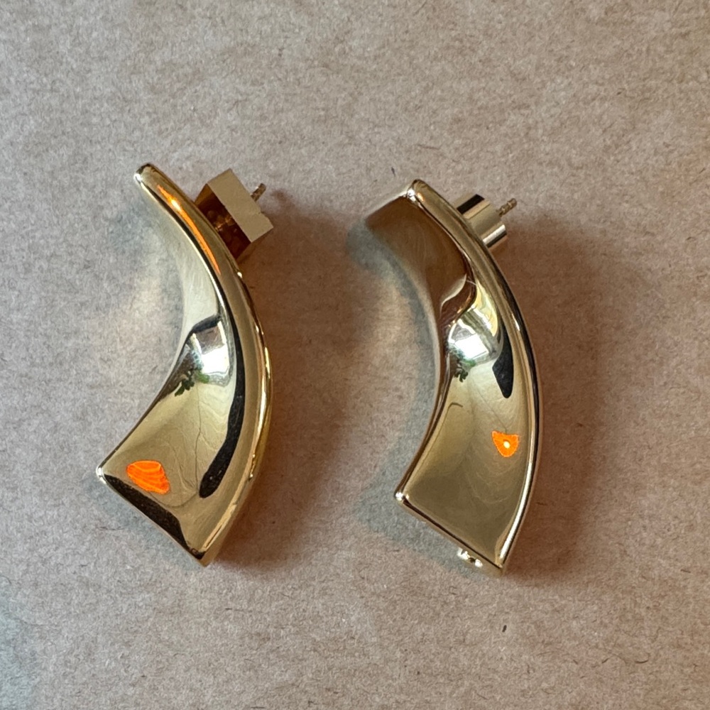 Jacquemus Gold Geometric Earrings